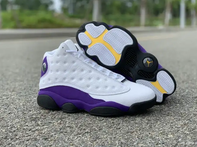 1st Kicks Air Jordan 13 414571-105 Lakers 0607